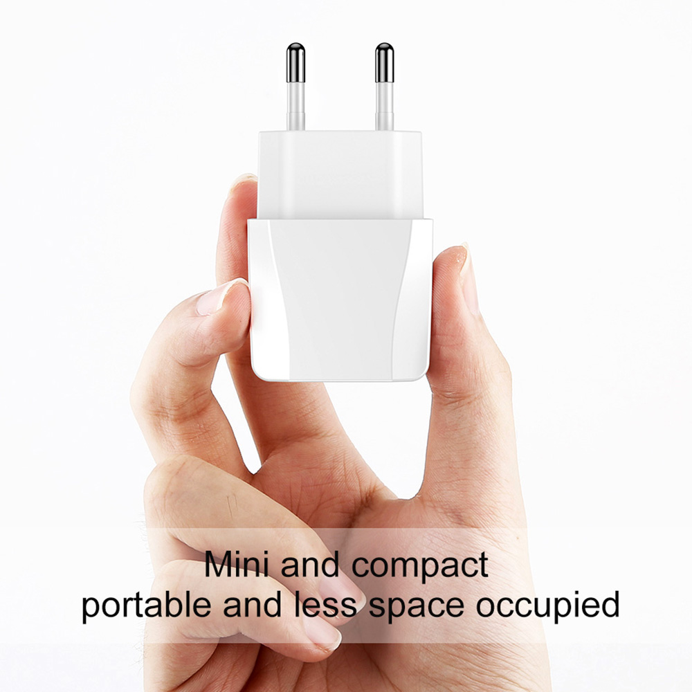 Dual Usb Charger, Mobiele Telefoon Eu Charger Plug Travel Wall Charger Adapter Voor Iphone Ipad Samsung Xiaomi Telefoon Oplader