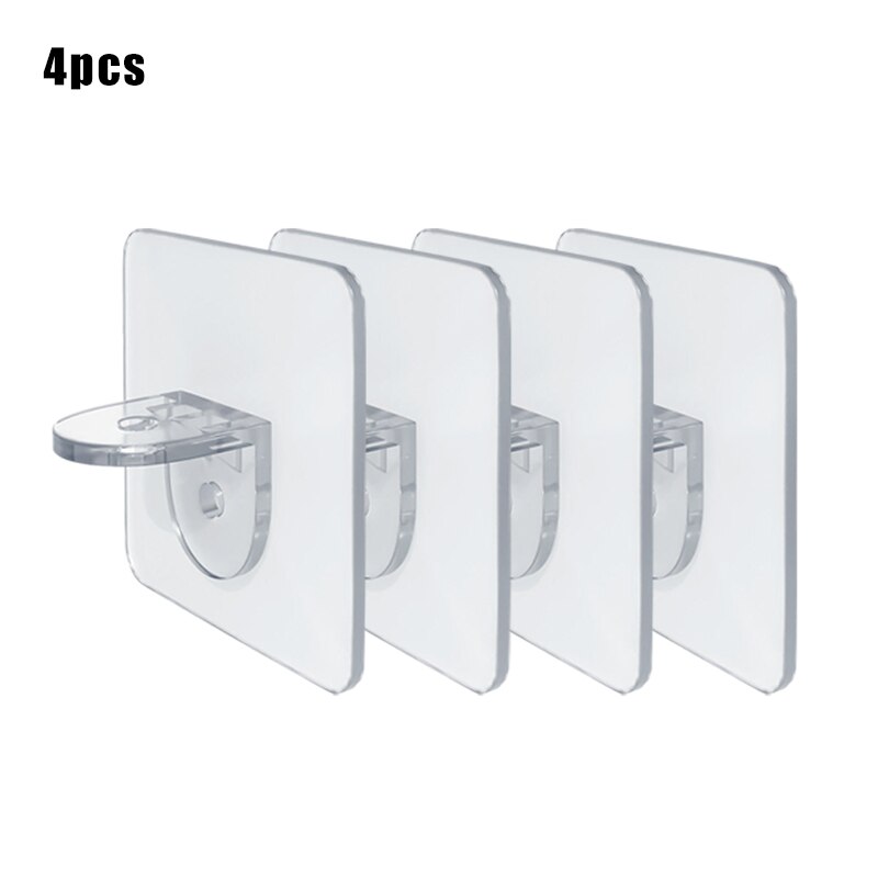 4/8/12pcs Shelf Support Hooks Adhesive Shelf Support Pegs Closet Cabinet Shelf Support Clips Wall Hanger for Kitchen Bathroom: 7x7cm / 4pcs
