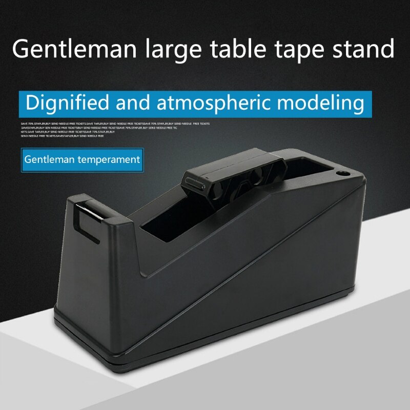 Desktop Adhesive Tape Dispenser Sealing Tape Cutter Table Base Stand Holder Office School Supplies