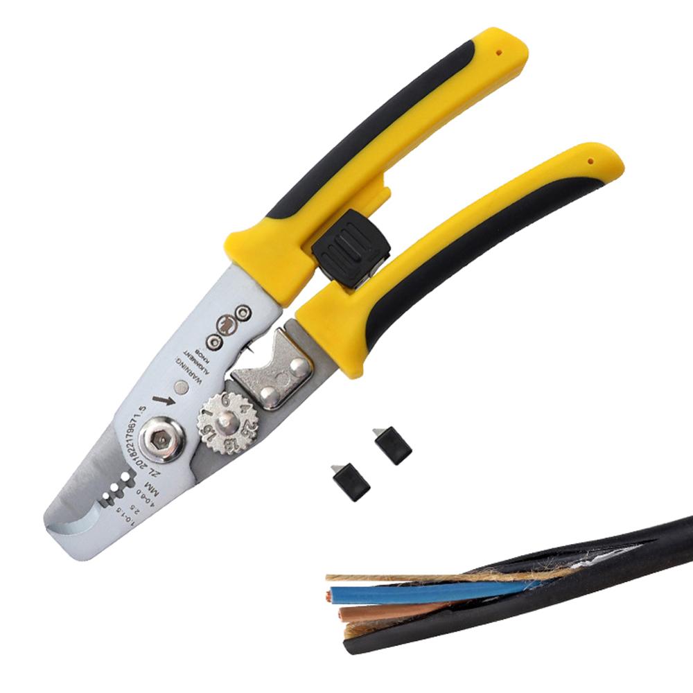 7-in-1 Electrician Multi-function Pliers Wire Stripping Crimping Pliers Cable Tools Wire Cutter Needle Nose Pliers: as shown2