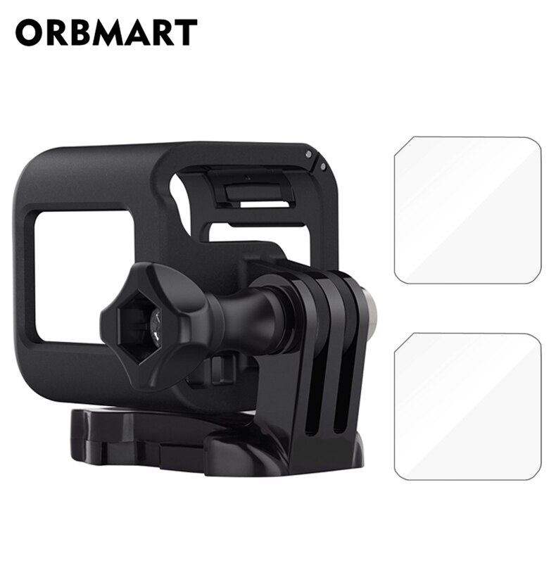 Frame Case Voor Gopro Sessie 5 4 Gehard Glas Screen Protector Voor Go Pro Sessie 4 5 Gopro Hero 5 sessie Camera Accessoires