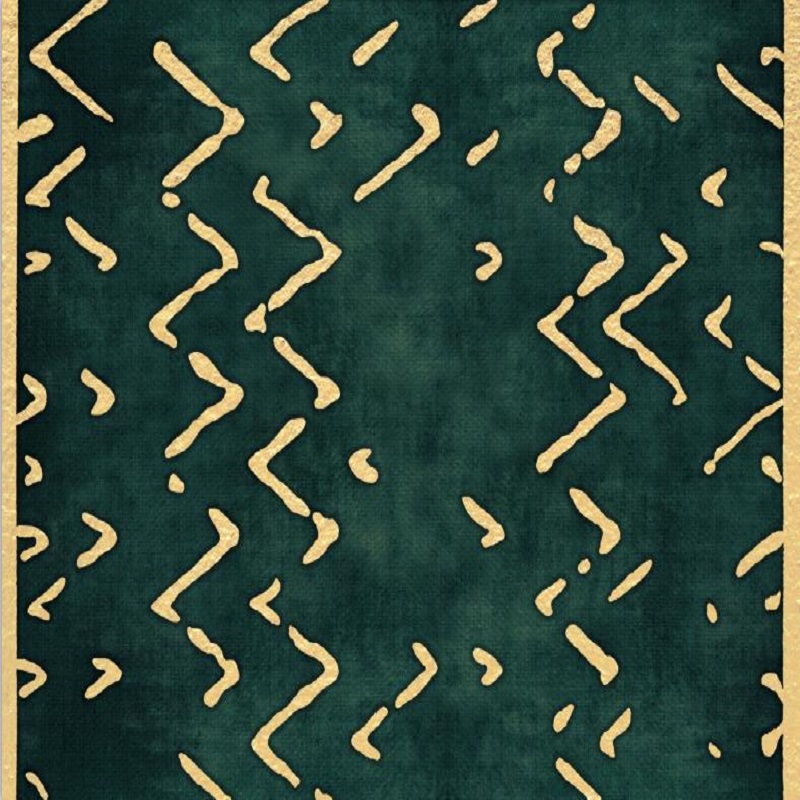 Amerikanischen retro Grün Gold Quaddel karte Tür matt Schlafzimmer wohnzimmer nacht teppich plüsch nicht-Unterhose teppich 150x200 cm größe boden matt