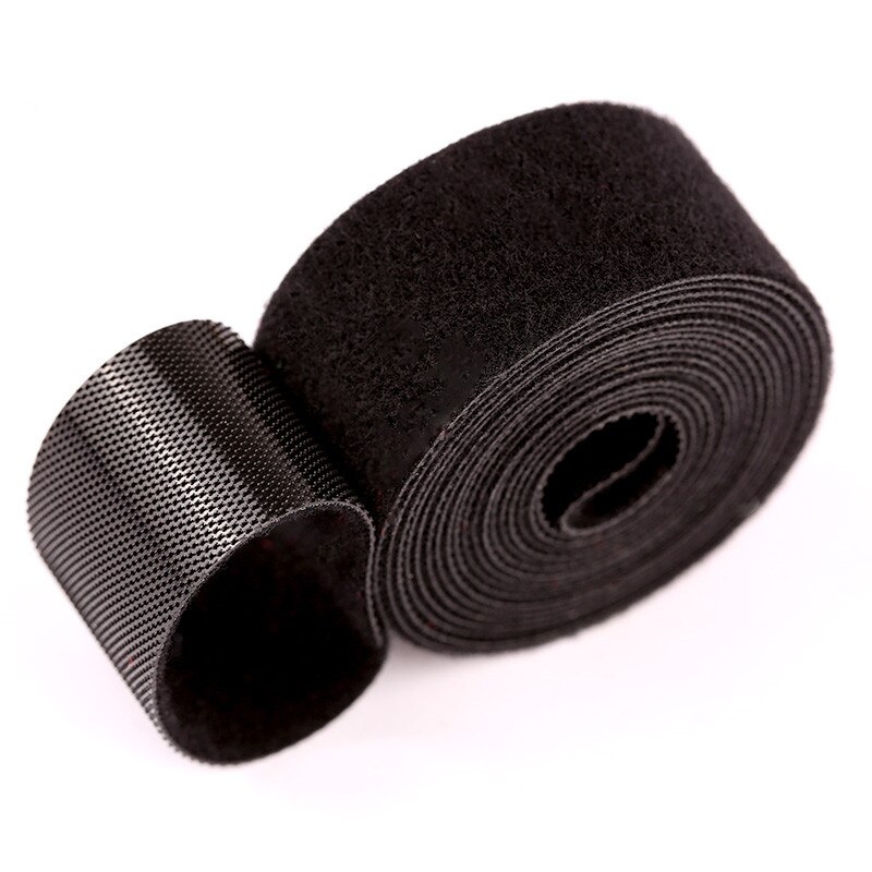 1m Fastener Tape Magic Velcros Strap Hook Loop Side Cable Tie Nylon Sticker Disks DIY Shoes Clothing Sewing Accessories