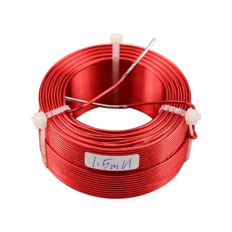 GHXAMP-bobina de Inductor cruzado de altavoz, divisor de frecuencia de cobre libre de oxígeno, inductancia 0.21mH 0.5mH 1.0mH 1.5mH, 1 unidad, 1,2mm