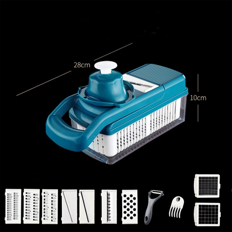 Food Chopper,Vegetable Chopper For Food Salad Potato Veggie Fruit Chopper Cutter Durable Fruit Chopper Vegetable Slicer