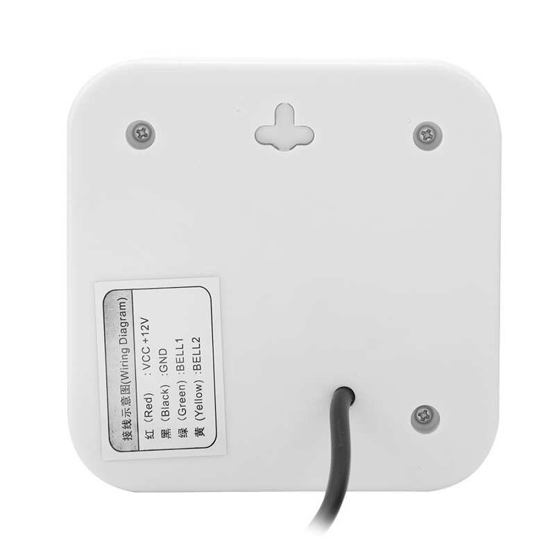 12V Wired Doorbell Home Access Control System Supporting No Install Battery Door Bell Chime