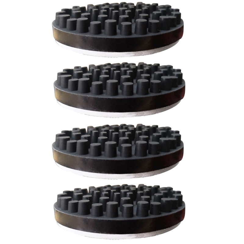 LP Record Stand Foot Slip Proof Soundproof Silica Gel Isolation Turntable Feet Pads Base Mat for Turntable Phonograph 4PCS: Default Title