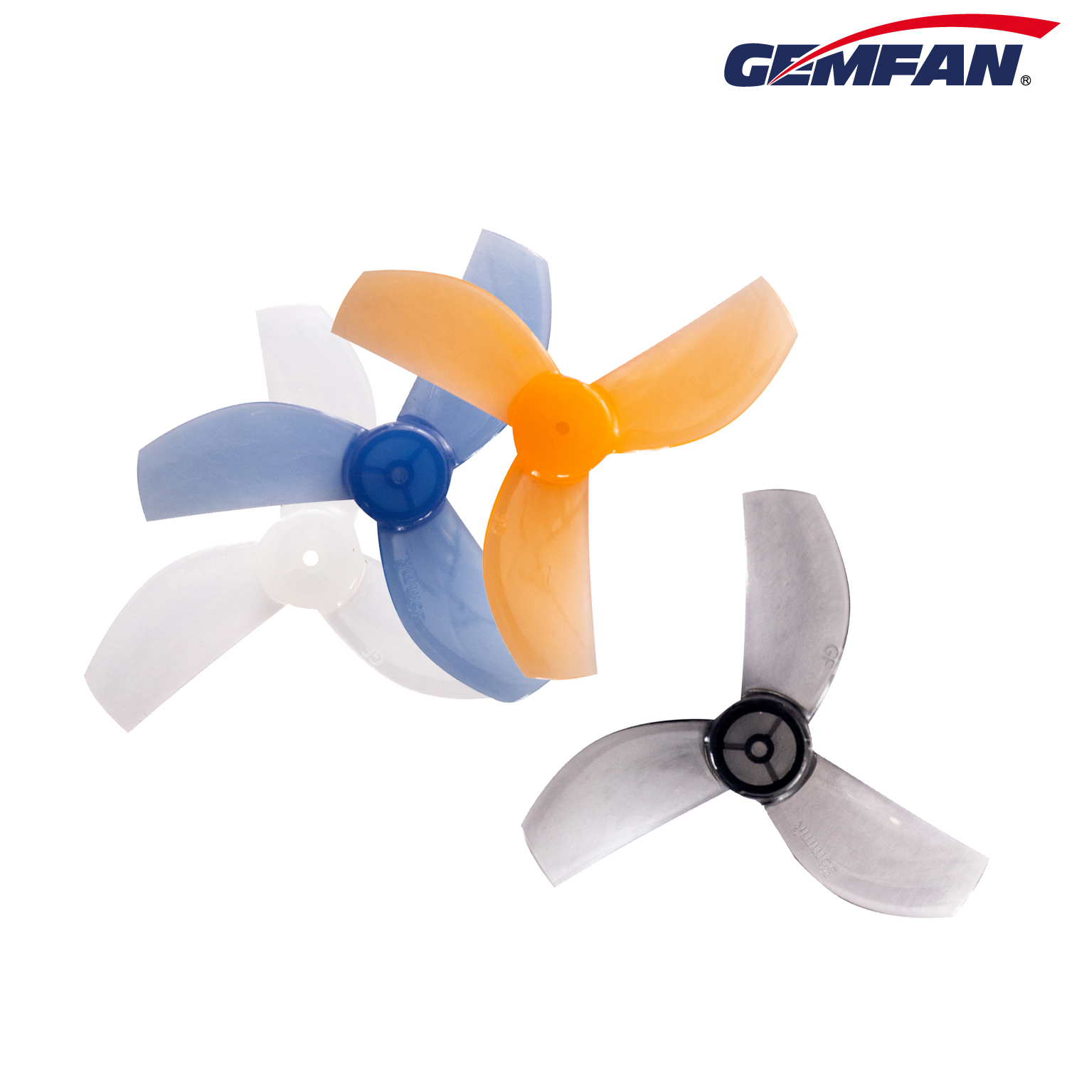4 pares Gemfan 35mm-3 35mm 3 aspas PC Micro hélice 1,0mm para RC FPV Racing Freestyle FPV Tinywhoop Drones 08028 motores pieza de bricolaje