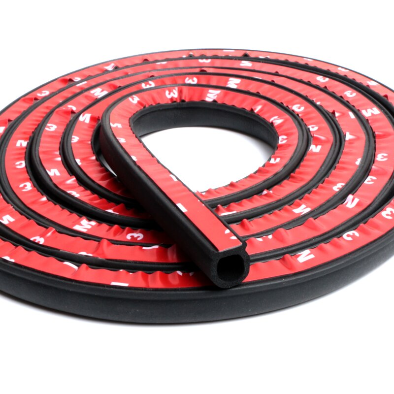 2 ~ 8 Meter Waterdicht Kleine D Autodeur Rubber Epdm Rubber 3 m Auto Deur Afdichting Auto Rubber Auto-Styling Accessoires