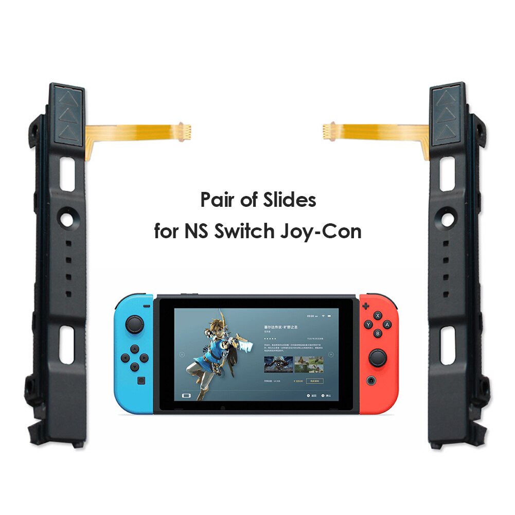 Ersatz-gleitschiene (links/rechts) mit flexkabel für nintendo switch controller-reparaturteile