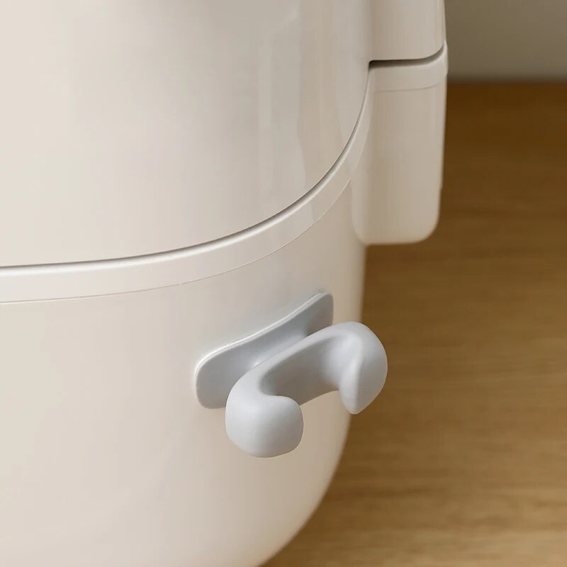 Rice Spoon Holder Silicone Storage Rack, Kitchen Wall-Mounted Cooker Spoon Shelf, Placement Rack