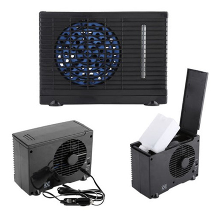 Mini Car Air Conditioner Refrigerator Car Cooling Fan Refrigerator 12V