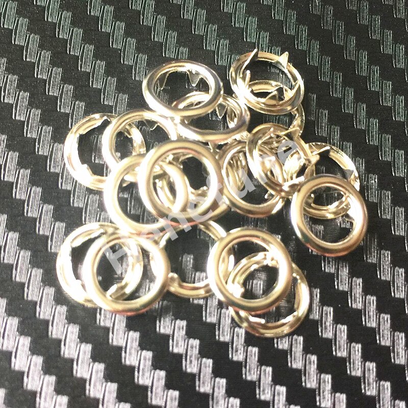 1Pc Tang Knop Tool + 100Sets Zilver 9.5Mm Metal Prong Snap Knoppen Fasteners Drukknopen Poppers Baby romper Gesp Snap + 1 Doos