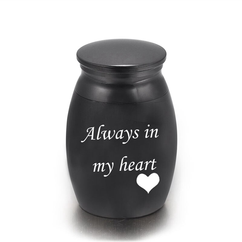 5 Styles Stainless Steel Cremation Urn Ashes Commemorate Pet Hair Remains Waterproof Funeral Keepsake Urn: BK