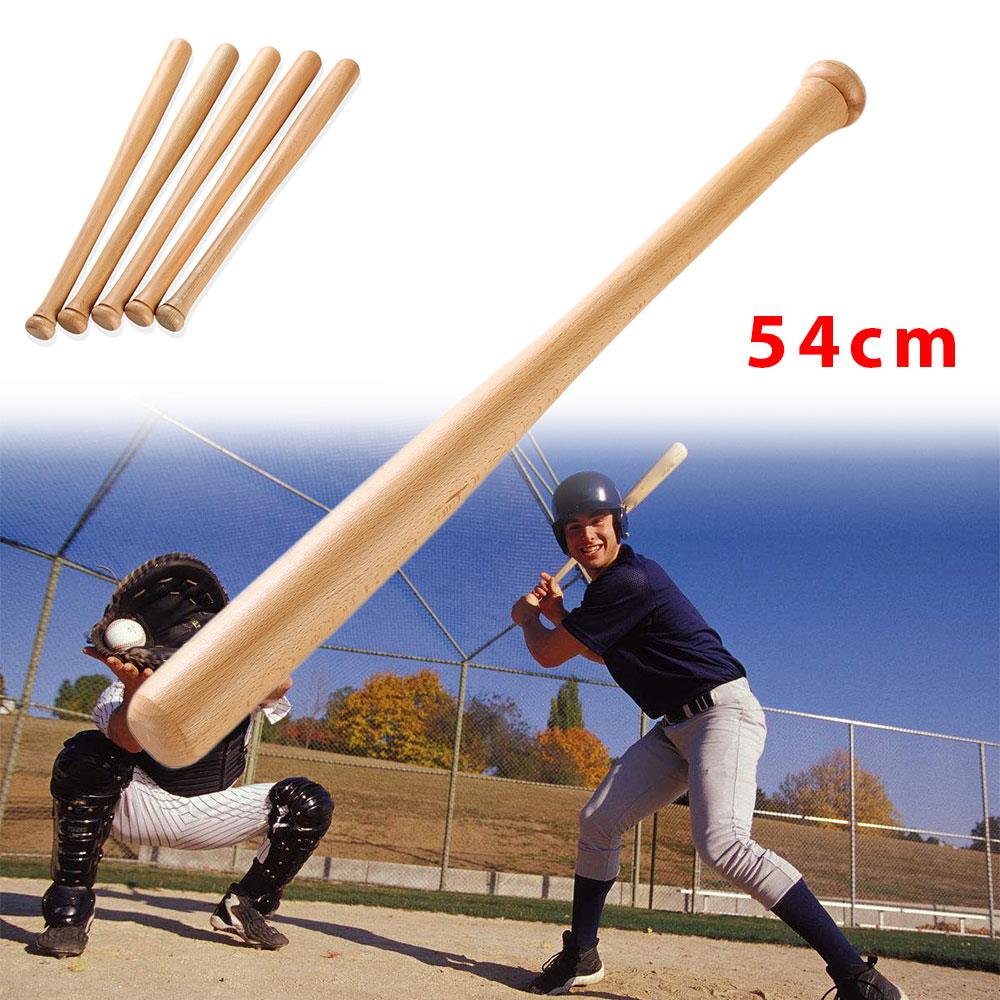 Solid 1Pcs Houten Spelen Volwassenen Hardhout Vleermuizen Sport Activiteiten Bat Fitness Game Baseball Bat Outdoor Professionele