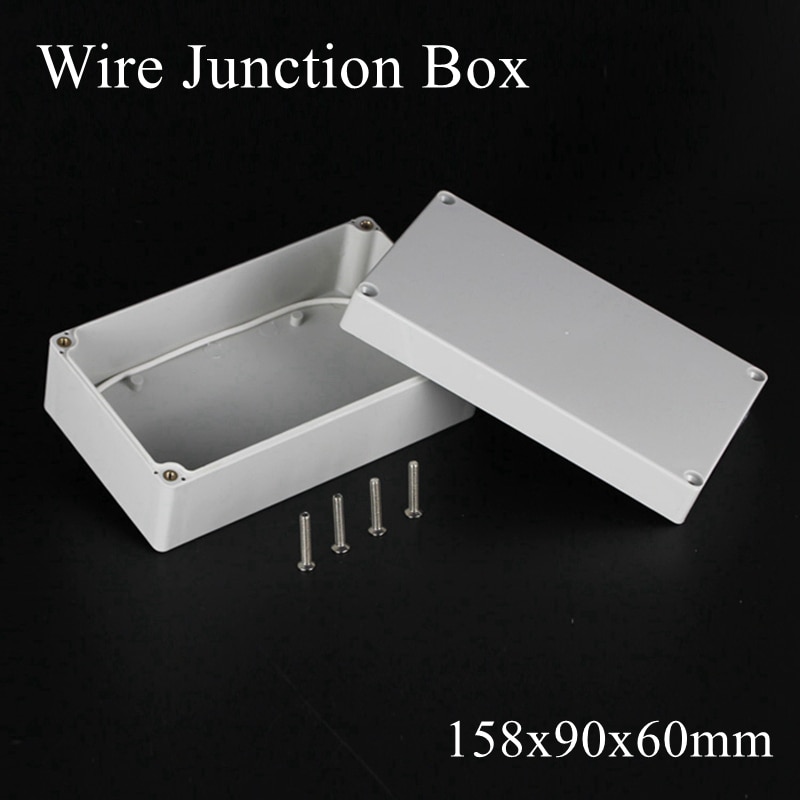 158x90x60mm ABS IP65 Waterproof Plastic Wire Junction Box Distribution Enclosure Project Case Electronic Terminal Instrument