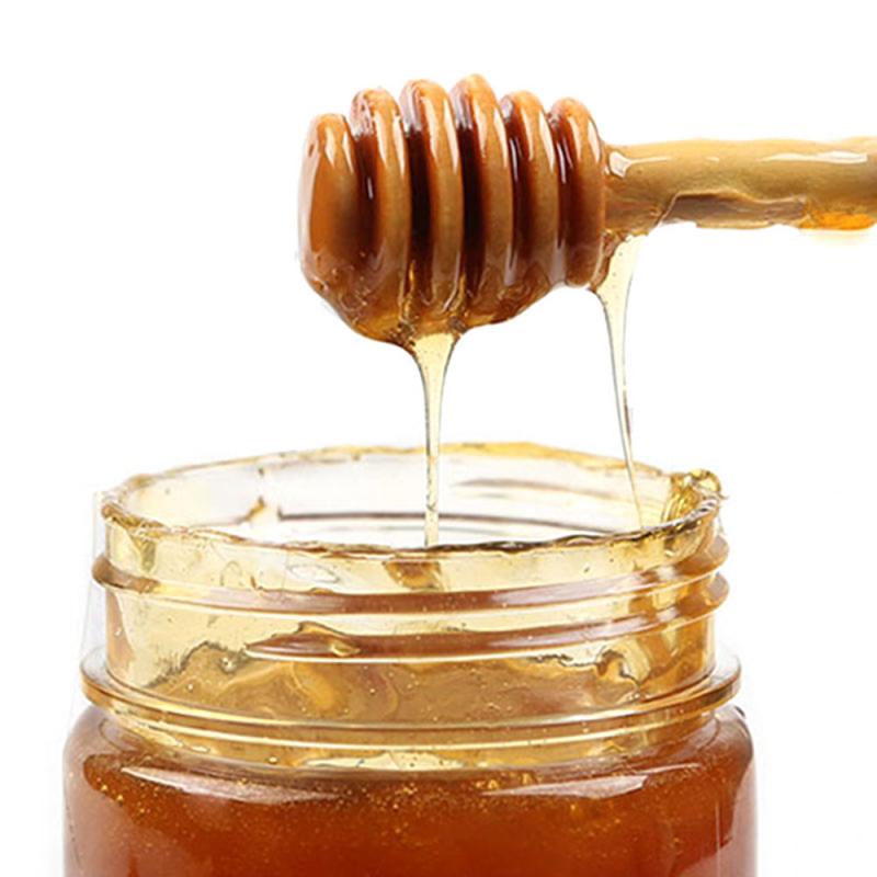1Pcs Houten Honing Dipper Servies Stok Honing Lepel Mengen Stick Voor Honing Koffie Pot Koffie Melk Thee Veilig Roer bar Lepel