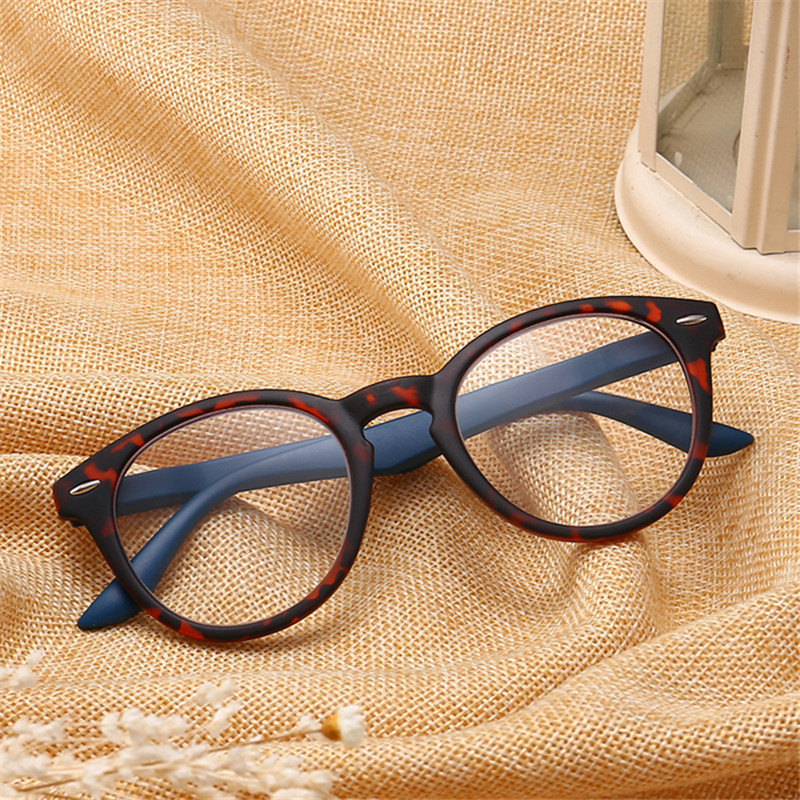 Gafas de lectura con montura ovalada de leopardo Retro para hombres y mujeres, lentes transparentes para presbicia, gafas con dioptrías + 1,0 a 4,0