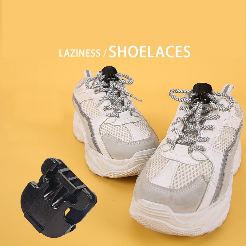 Dovne snørebåndslåse uden bindebånd specialsnørebånd snørebånd til børn voksne sneakers hurtige snørebåndslåse