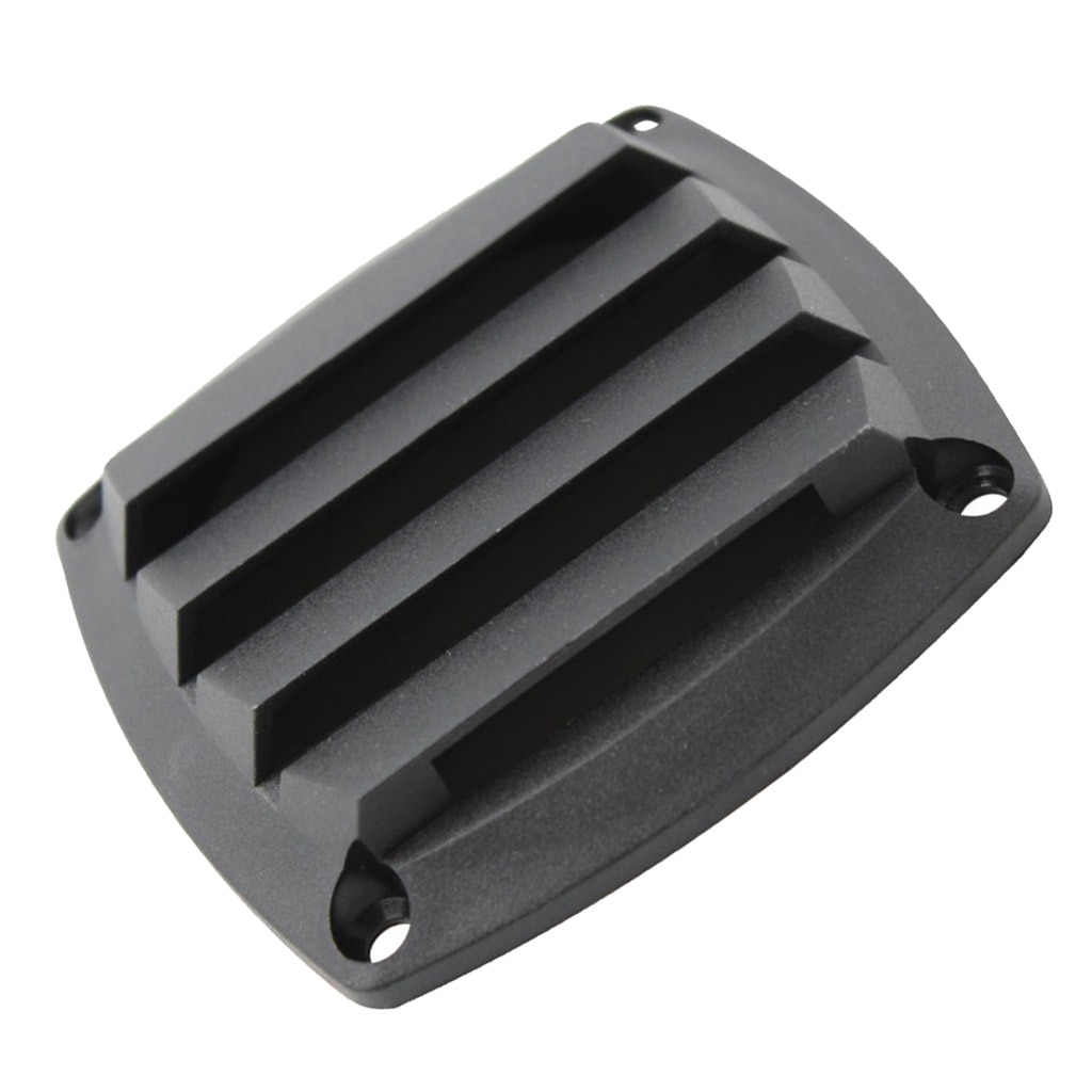 Housse noire de grille d&#39;aération 3 pouces | Aérateurs Style de bateau de 3 pouces, coque de bateau, résistance aux intempéries en plastique de