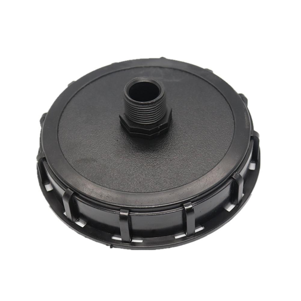 IBC Ton Barrel Cover Cap with 1" External Thread Vent Hole Plastic DN150 Single Hole External Thread IBC Lid Container Cover: Single Hole
