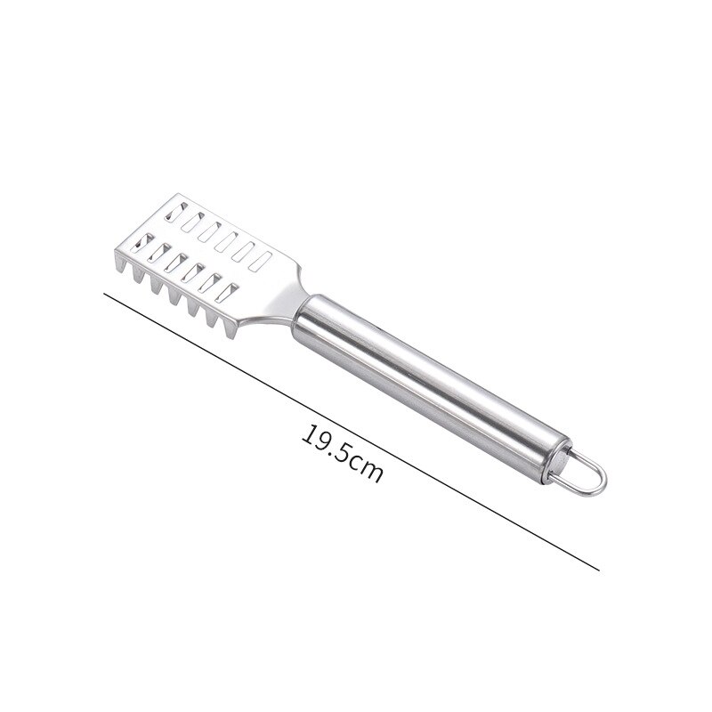 Kitchen Fish Cleaning Knife Cutter Stainless Steel Fish Scales Scraper Fish Scales Cleaning Brush Remove Kitchen Gadgets Acces: E