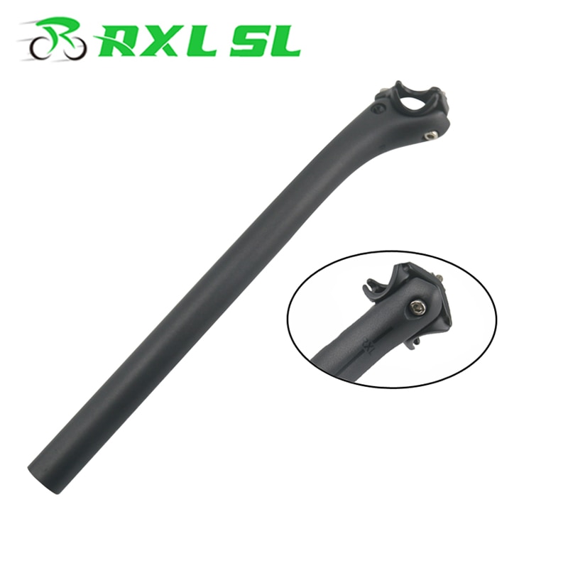 RXL SL Carbon Seatpost Mtb 27.2/30.8/31.6mm Road Bicycle Seat Post UD Matte Red/Black Offset 25mm Bike Seatpost Carbon