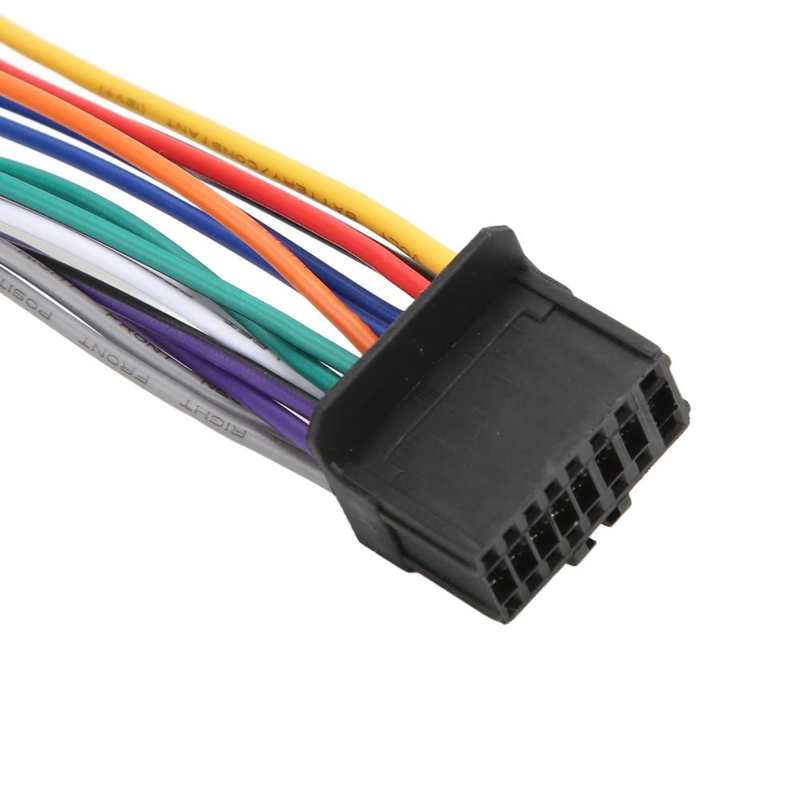 Radio Wiring Harness Adapter Flexible ISO Radio Harness Adapter Compact for Travel