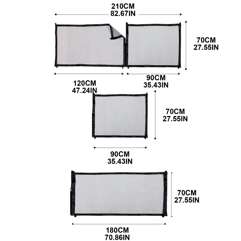 Folding Baby Barrier Safety Fence Portable Baby Gate Safe Enclosure Guard Children Kids Safe Guard Pet Isolation Net