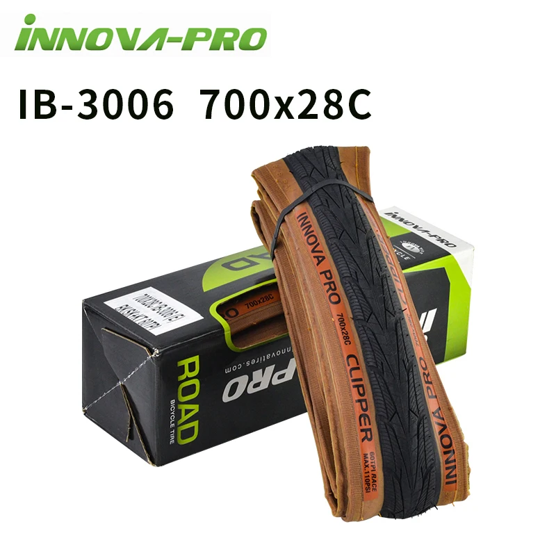 INNOVA Original 700c Road Bike Tire 700x23c/25c/27c/28c/30c Retro Travel Bicycle Out Tire 60/120 TPI Bike Tire Cycling Parts: Blue