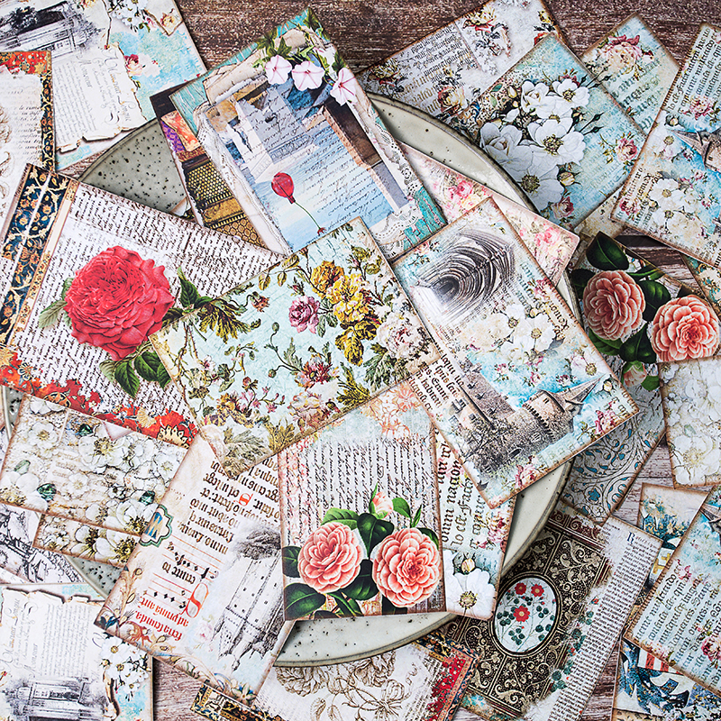 31 unids/pack diario Vintage flor Palacio etiqueta engomada DIY Scrapbooking álbum diario planificador pegatinas