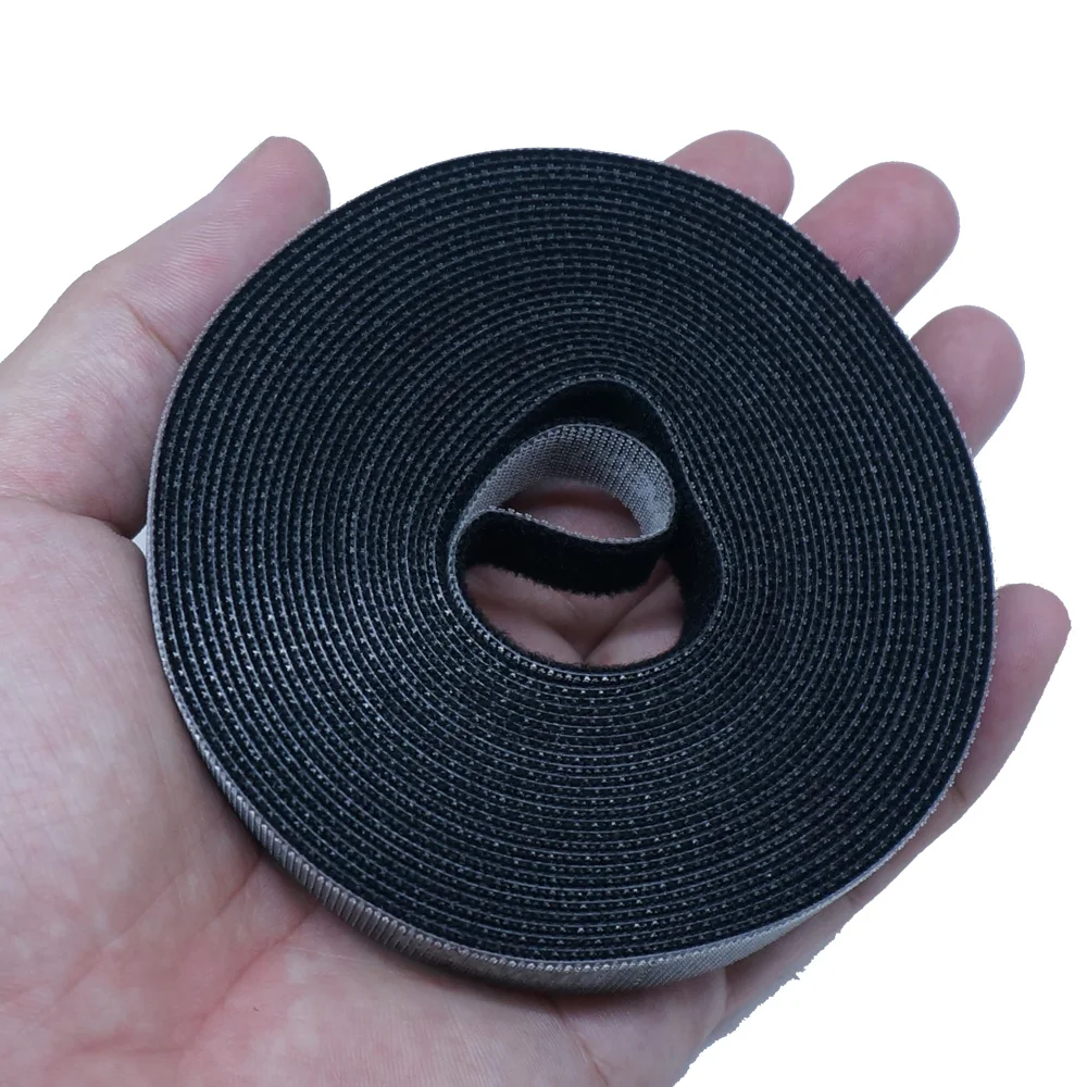 STONEGO Tearable Cable Organizer Ties Wire Holder for USB HDMI Earphone Cord Management Phone Accessories: black