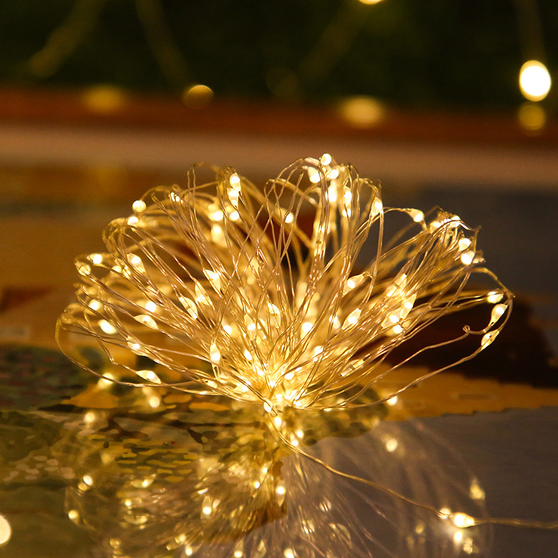 Guirlande lumineuse LED veilleuse éclairage de guirlande féerique 1M2M3M 5M lumière de décoration pour nouvel an lampe de fête d'anniversaire de mariage