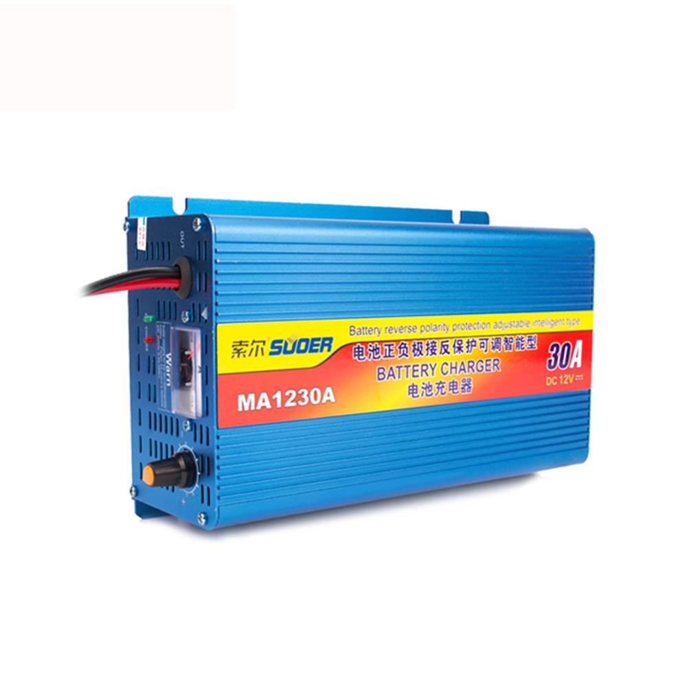 MA-1230A Solar Car Battery Charger for output 12V/30A, Input AC220V , Charger battery for 12A, 600AH battery