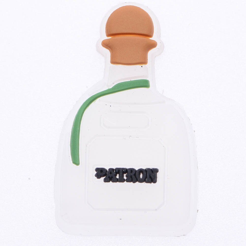 Breloques croco en forme de bouteille de bière et de vin rouge, accessoires de décoration pour chaussures, Bracelets pour enfants, 1 pièce