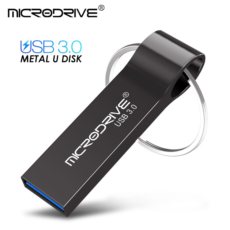 3.0 à prova d' água 128GB pen drive GB 32 64GB 16GB Flash Drive USB Flash Drive Memory Stick u disco de Armazenamento De metal