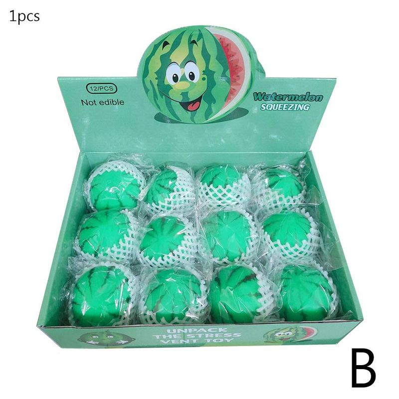 Mond Kuchen Wassermelone Pfirsich Hamburger Mais Anti betonen Ball Lustige Gerät entlüften Dekompression Spielzeug Autismus betonen Linderung Spielzeug: B