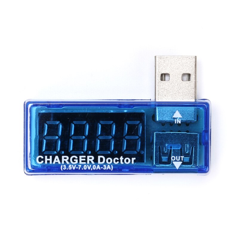 Clever Elektronik Digital USB Handy, Mobiltelefon Energie Ladestrom Spannung Tester Meter Mini USB Ladegerät Arzt Voltmeter Amperemeter