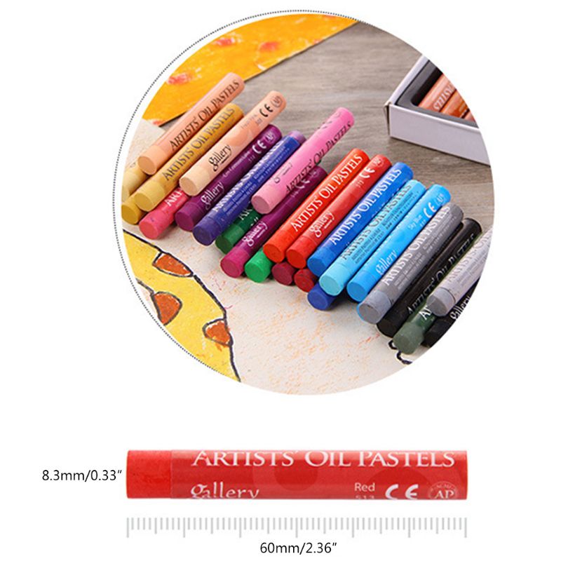 1 Set 48 Colors Oil Pastel for Artist Student Graffiti Soft Pastel Painting Drawing Pen School Stationery