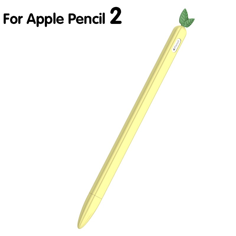 Soft Silicone For Apple Pencil 1 2 Case Tablet Stylus Touch Pen Nib Case For iPad Tablet Touch Pen Stylus Protective Sleeve Case: For Pencil 2 01