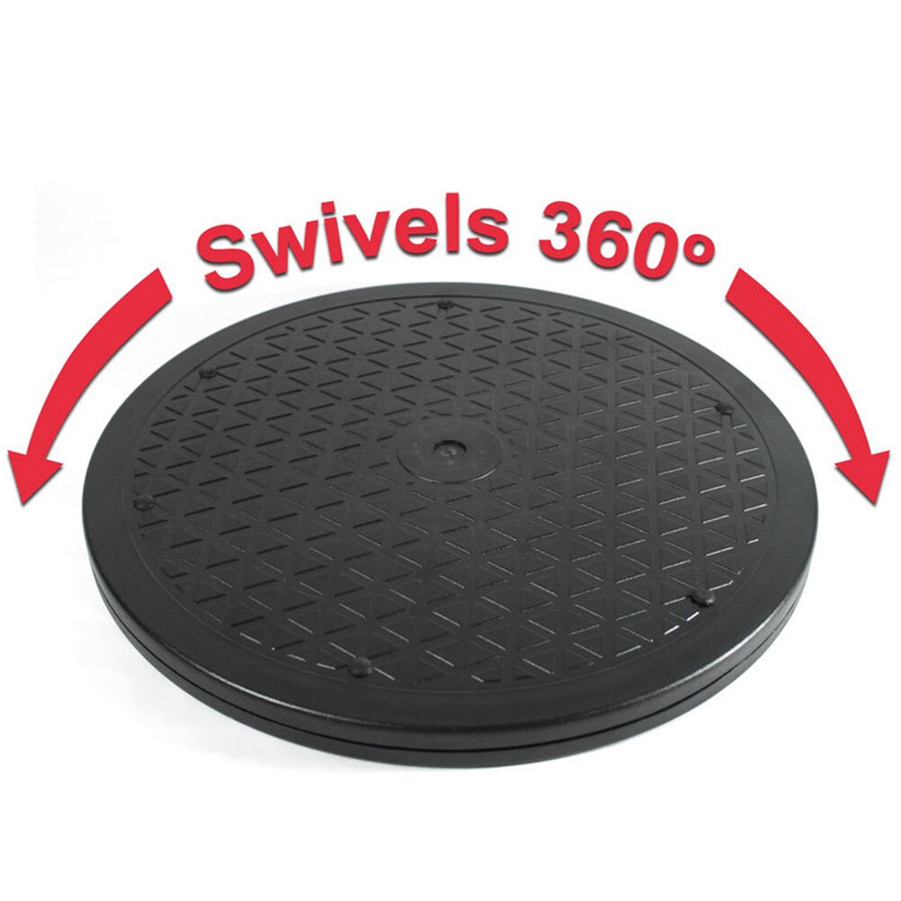 Plastic Sculpture Ornament 360 Degree Rotating Hand-made Display Turntable Heavy Duty Pottery