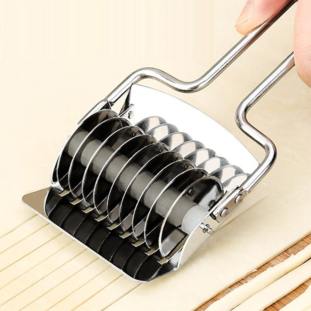 Husholdnings rustfrit stål nudelskæremaskine manuel pasta maskine skære hvidløg skære ingefær multifunktionel