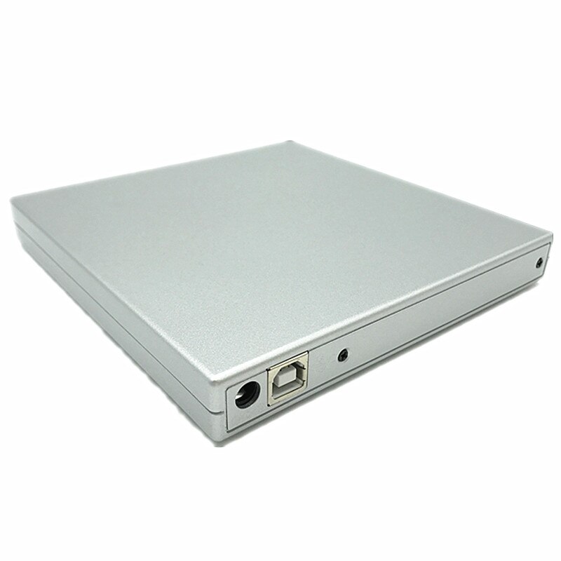 External silver USB 2 8x DVDRW DL DVDRW CD RW Burner Drive All PC and for Mac