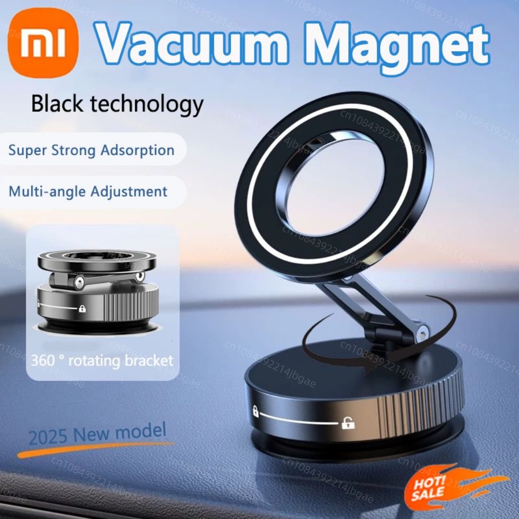Xiaomi Super Strong Magnetic Phone Holder Foldable 360° Adjustable Vacuum Car Mount For Car Desk Bathroom Phone Holder