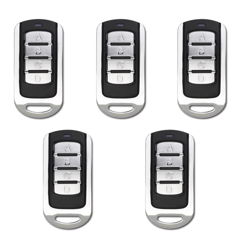 Wireless Garage Remote Electronic Gate Control 433mhz Key Fob Command Hand Transmitter for Shutter Door Siren Garage: Brown