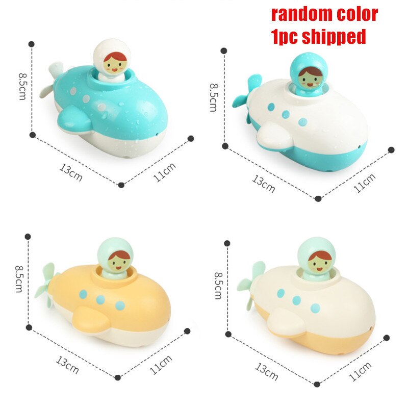 Baby Bath Toys 0 12 Months for Kids Swimming Pool Water Game Wind-up Clockwork Animals Crab Frog for Children Water Toys: Submarine2