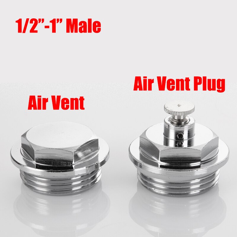 1/4" 3/8" 1/2" Radiator Plug Running Wind Radiator Manual Air Vent Bleed Vent Valve Plug Cap