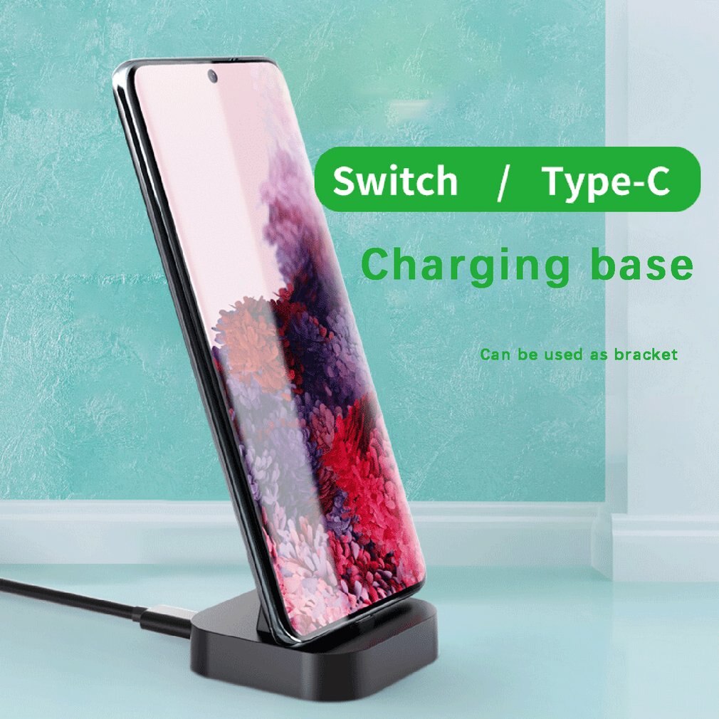 Portable Dock Station for Nintend for Switch with Type C Adapter USB Charging Docking Playstand Charger
