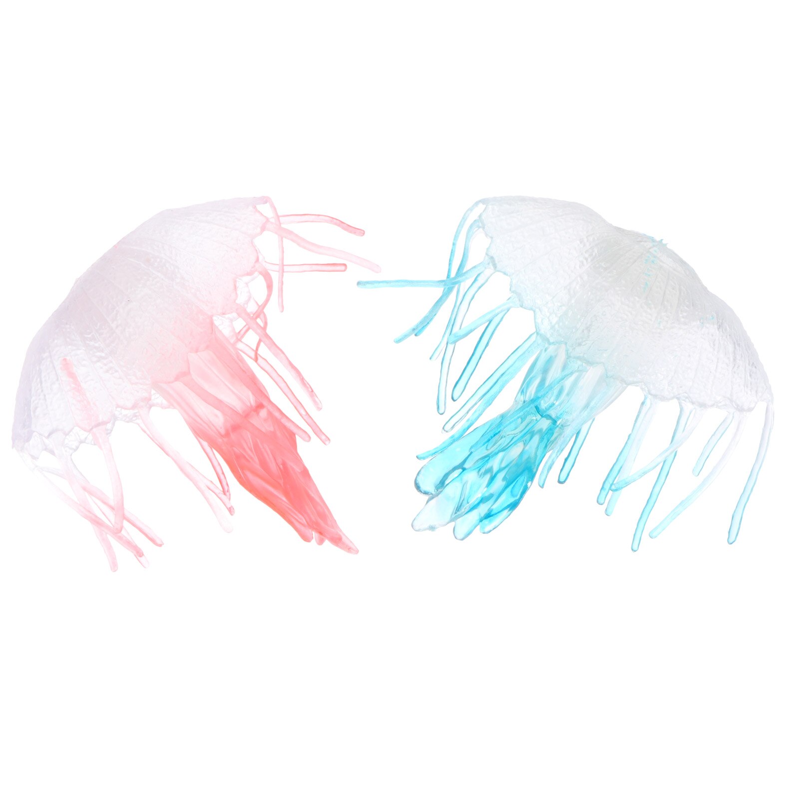 2Pcs Simulated Sea Animal Model Vivid Sea Creature Jellyfish Tabletop Decor