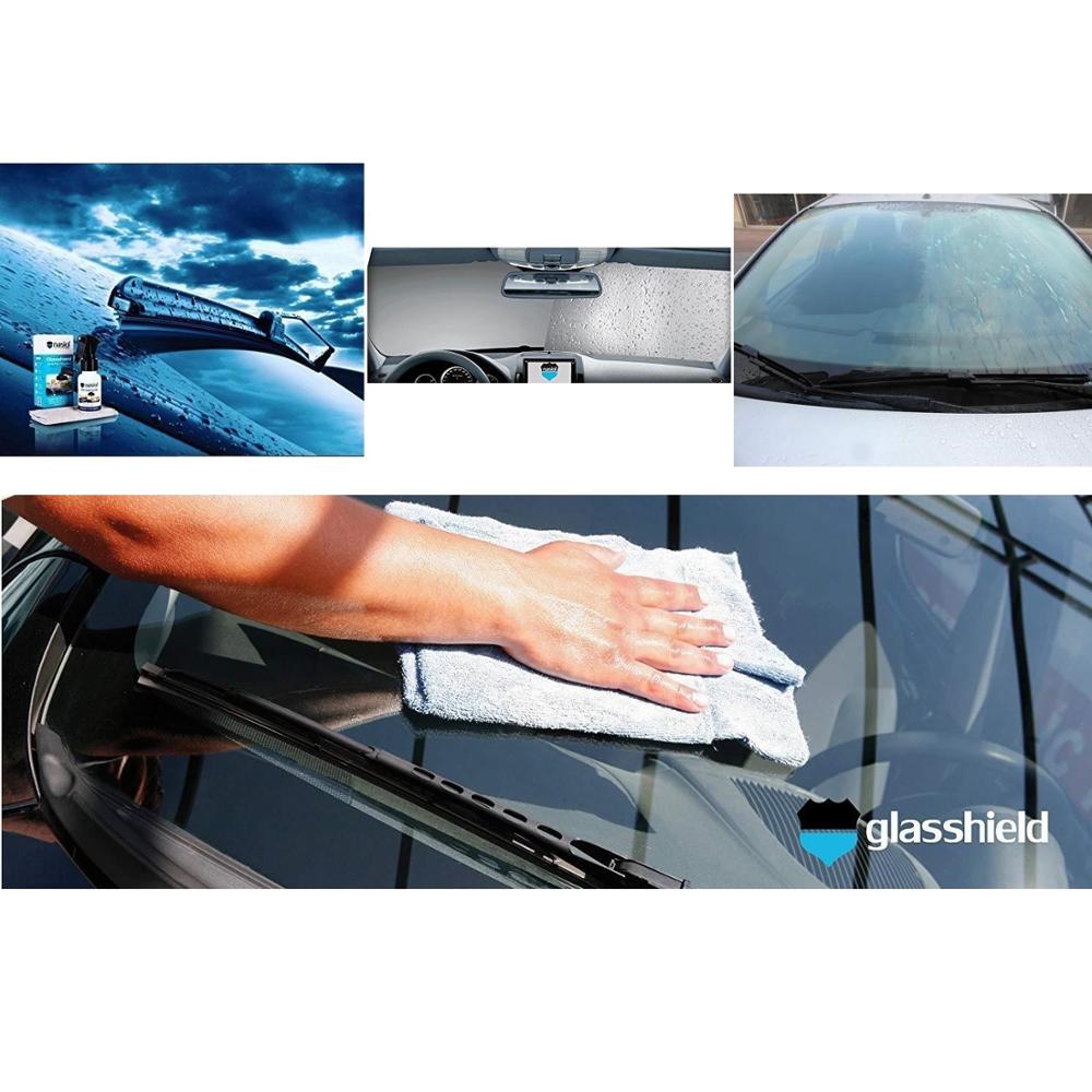 Bil auto nasiol glasshield nano regnafvisende spray til bilruder, beskyt din bils forrude og spejl 50 ml